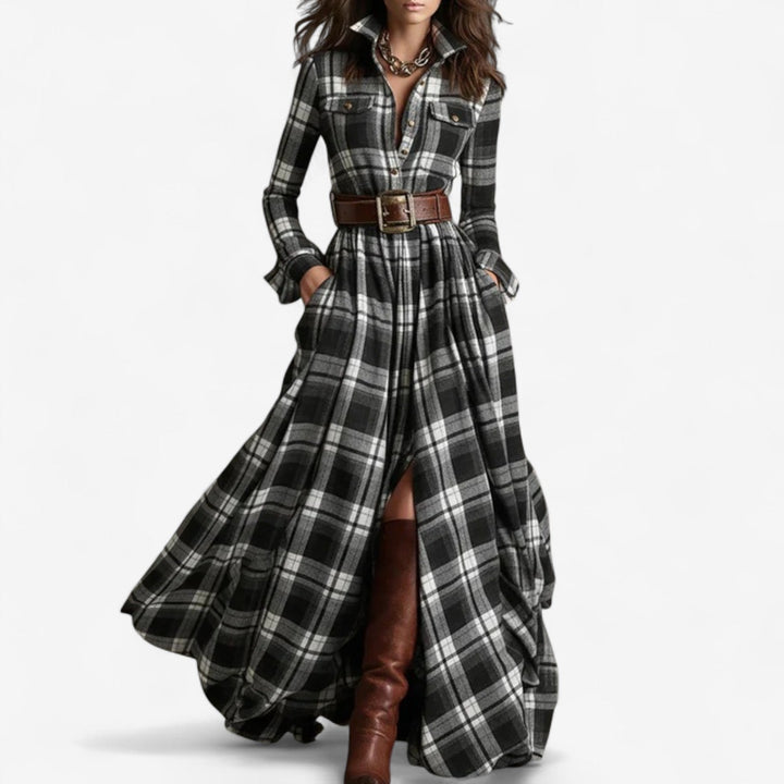 Barboteau™ Timeless Check Maxi Dress
