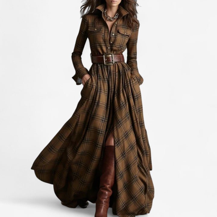 Barboteau™ Timeless Check Maxi Dress