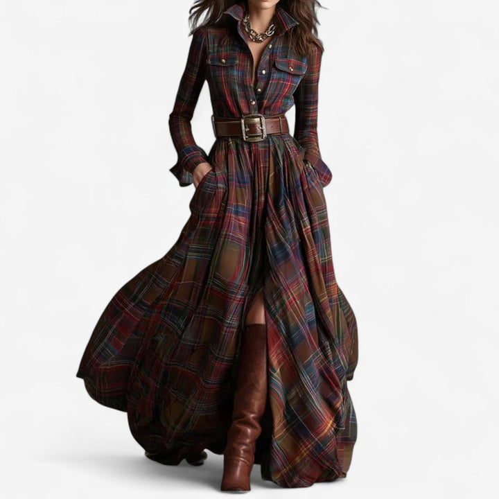 Barboteau™ Timeless Check Maxi Dress